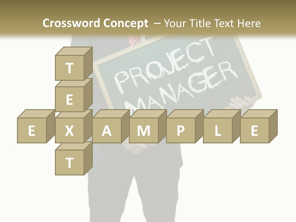 Concept Man Project PowerPoint Template