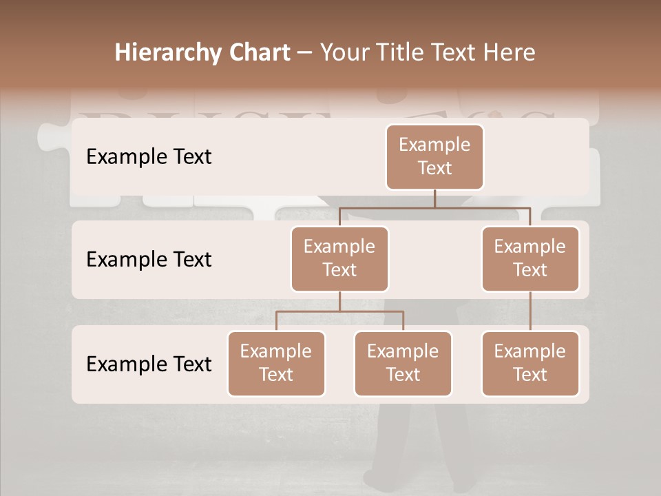 Wall Success Businessman PowerPoint Template