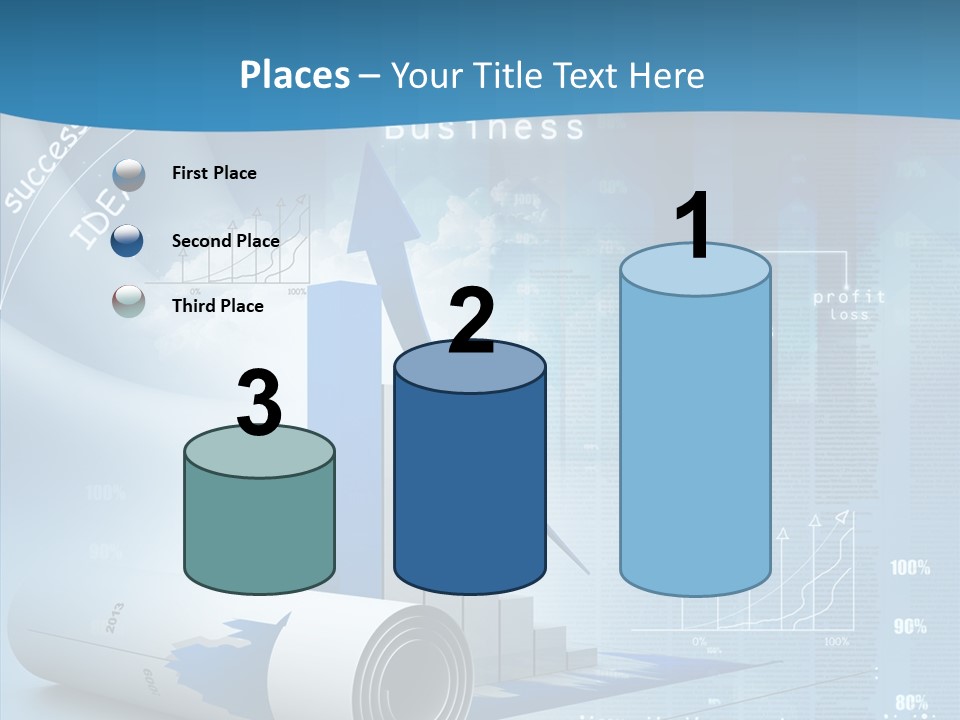 Teamwork Figure Table PowerPoint Template