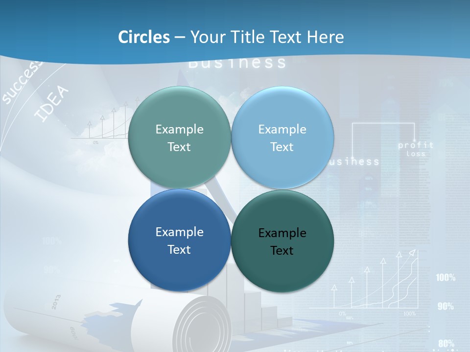 Teamwork Figure Table PowerPoint Template