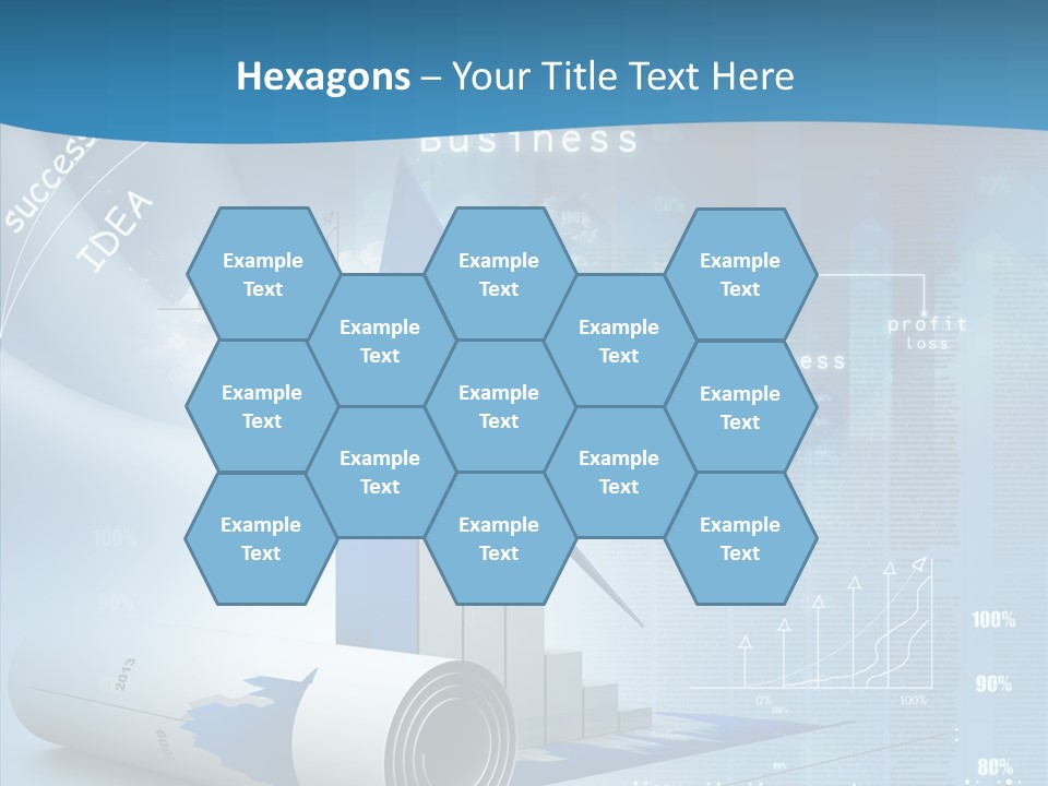 Teamwork Figure Table PowerPoint Template