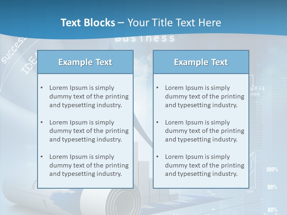 Teamwork Figure Table PowerPoint Template
