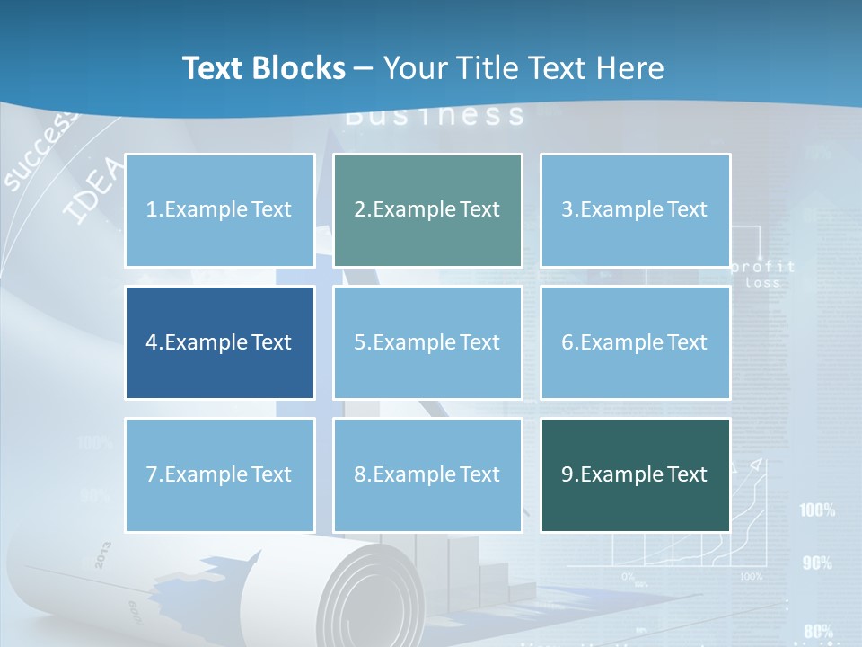 Teamwork Figure Table PowerPoint Template