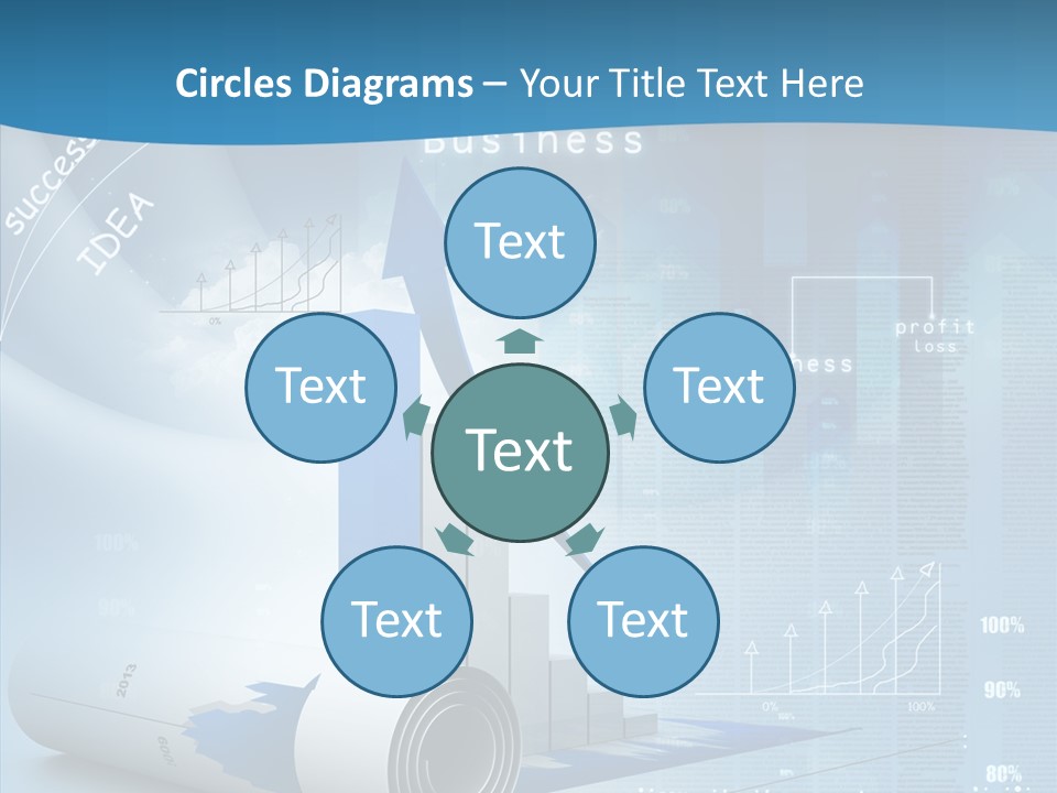 Teamwork Figure Table PowerPoint Template