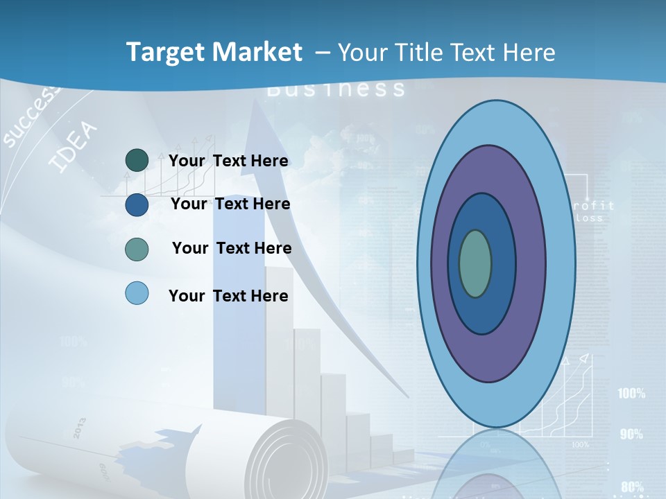 Teamwork Figure Table PowerPoint Template