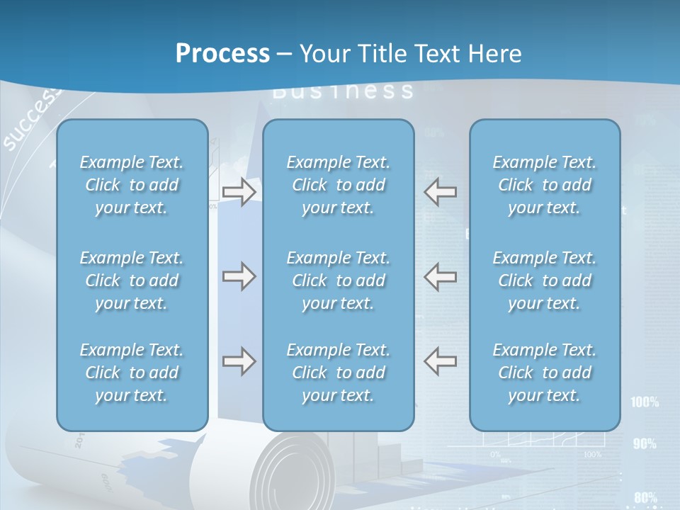 Teamwork Figure Table PowerPoint Template