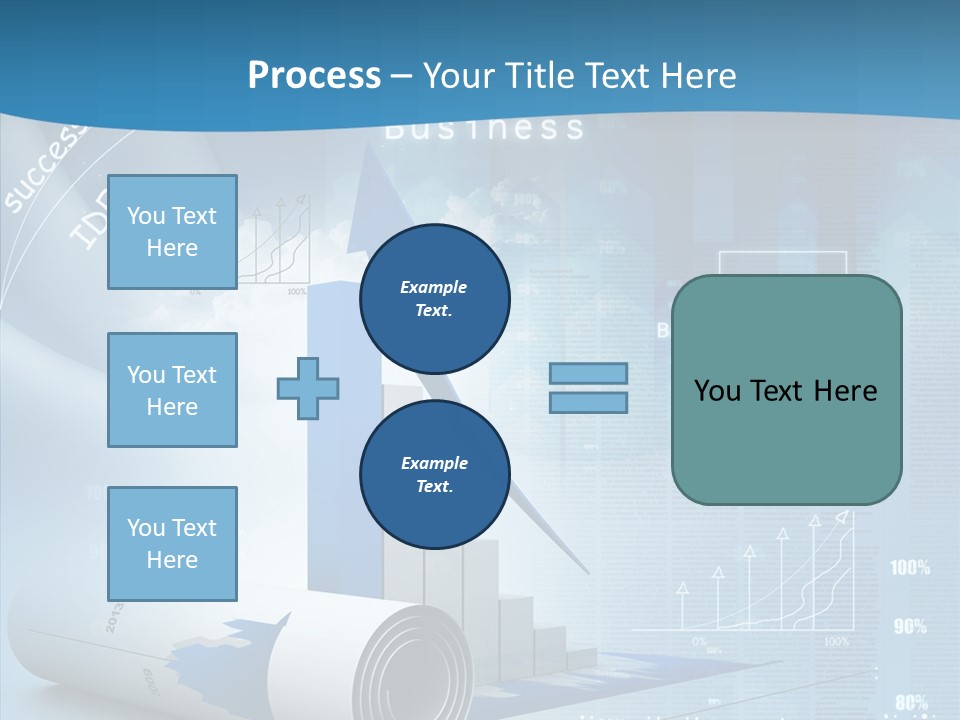Teamwork Figure Table PowerPoint Template