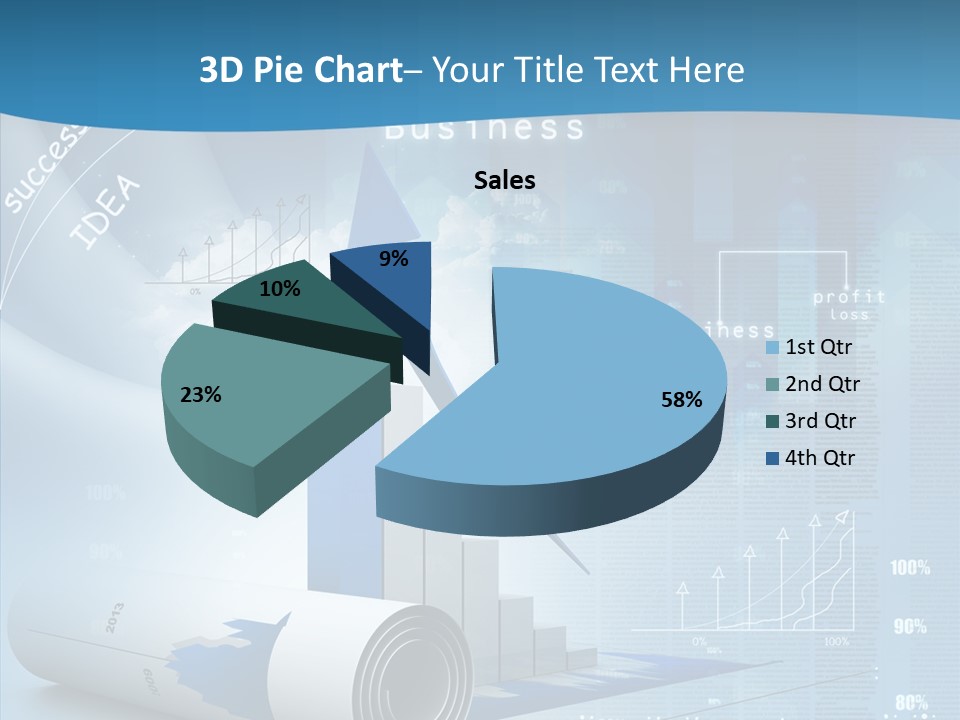 Teamwork Figure Table PowerPoint Template
