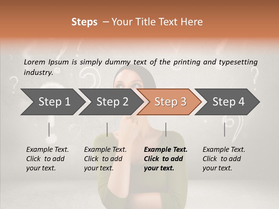 Mark Work Ignore PowerPoint Template