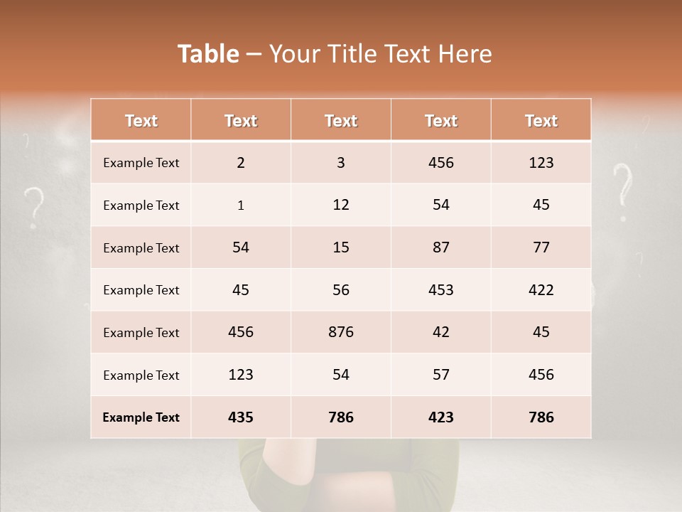 Mark Work Ignore PowerPoint Template