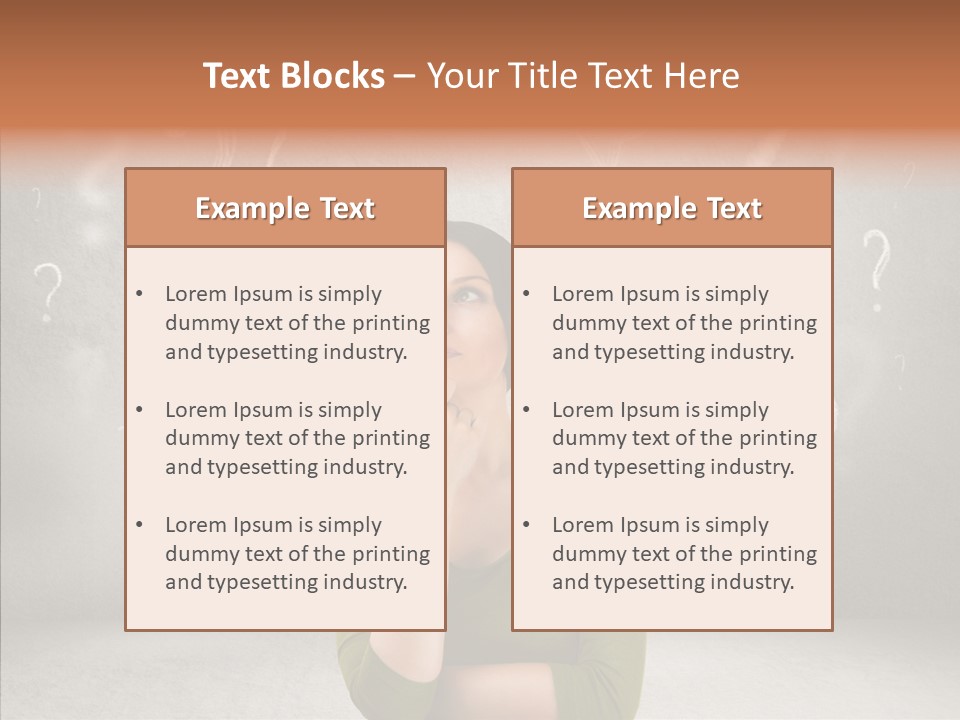 Mark Work Ignore PowerPoint Template