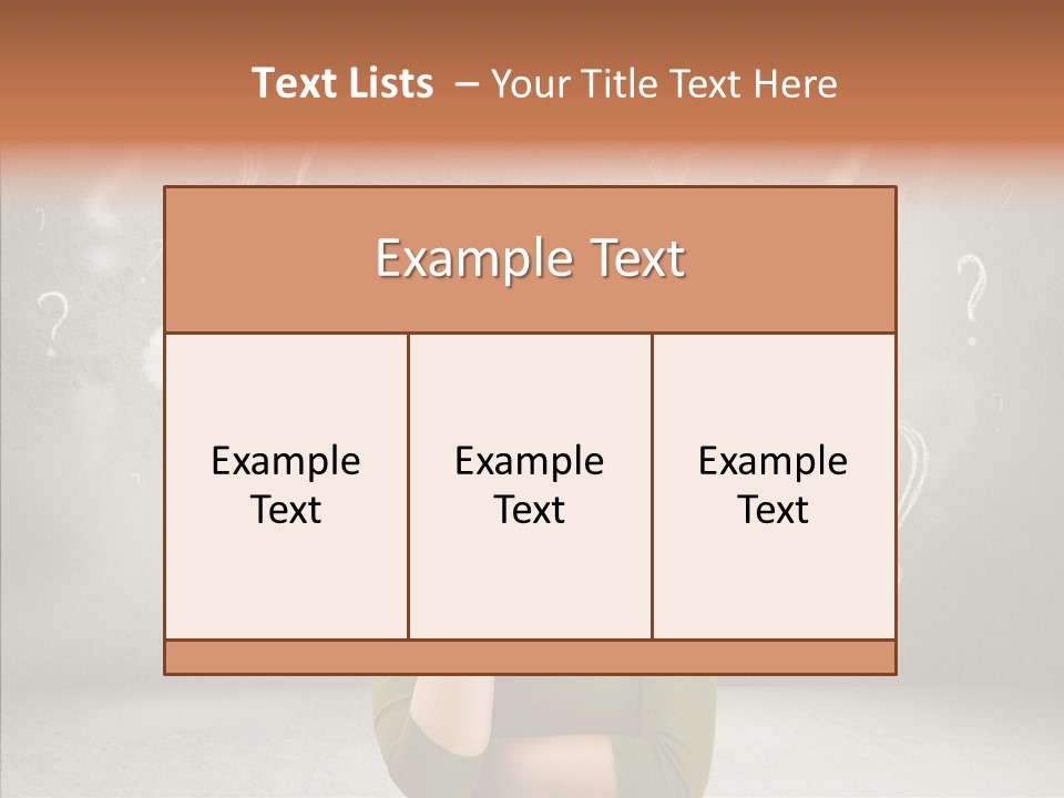 Mark Work Ignore PowerPoint Template