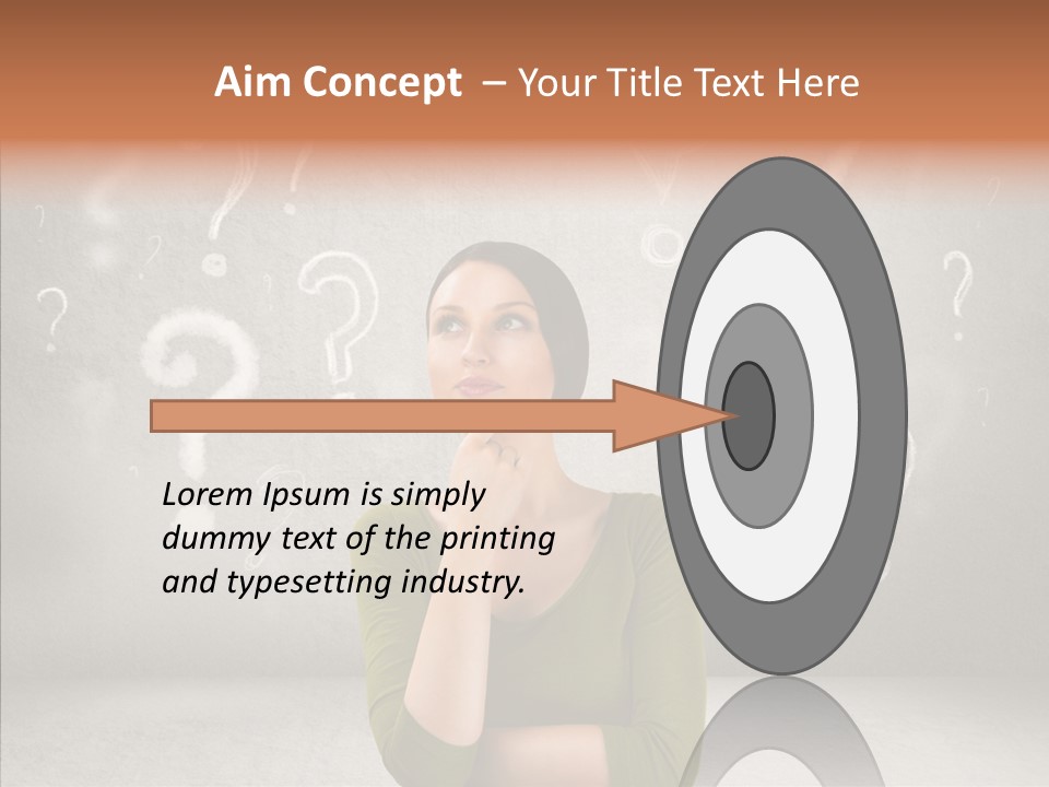 Mark Work Ignore PowerPoint Template