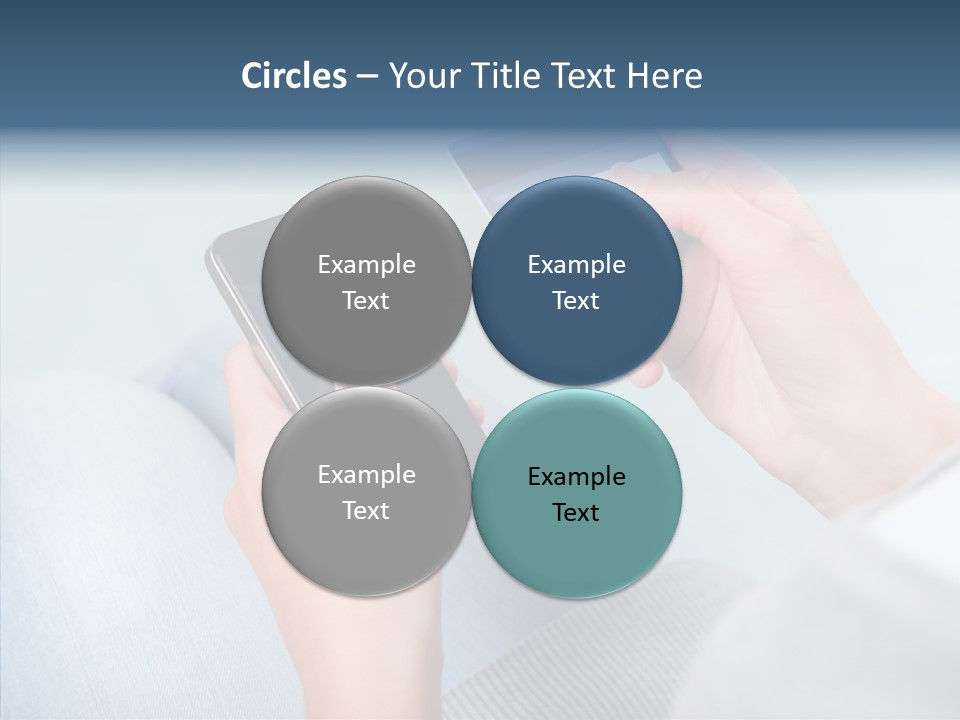 Bank Woman Shopping PowerPoint Template