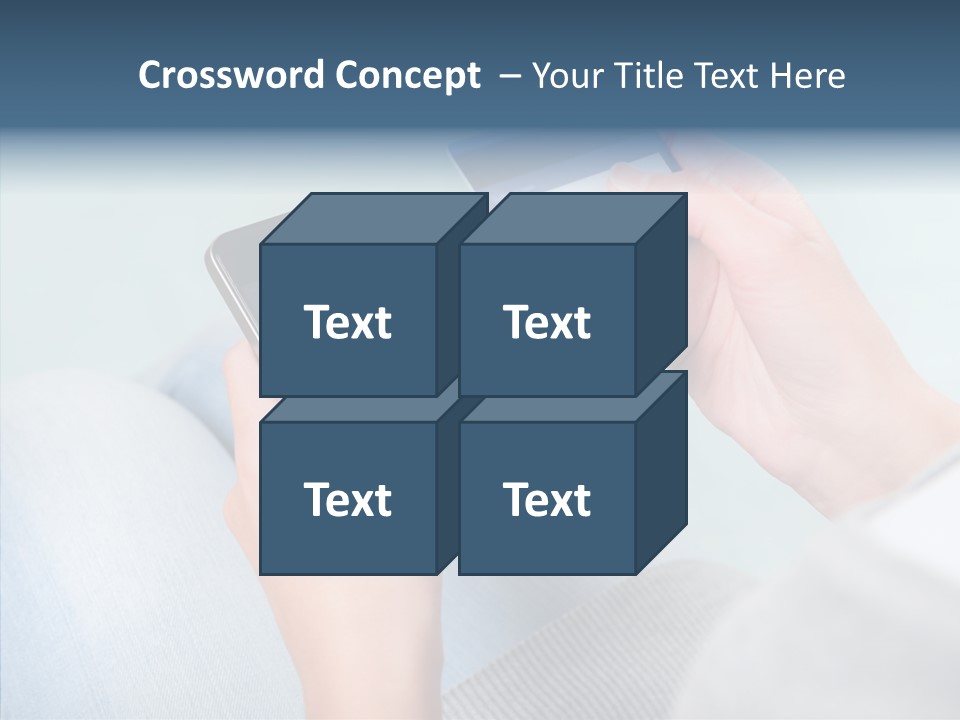 Bank Woman Shopping PowerPoint Template