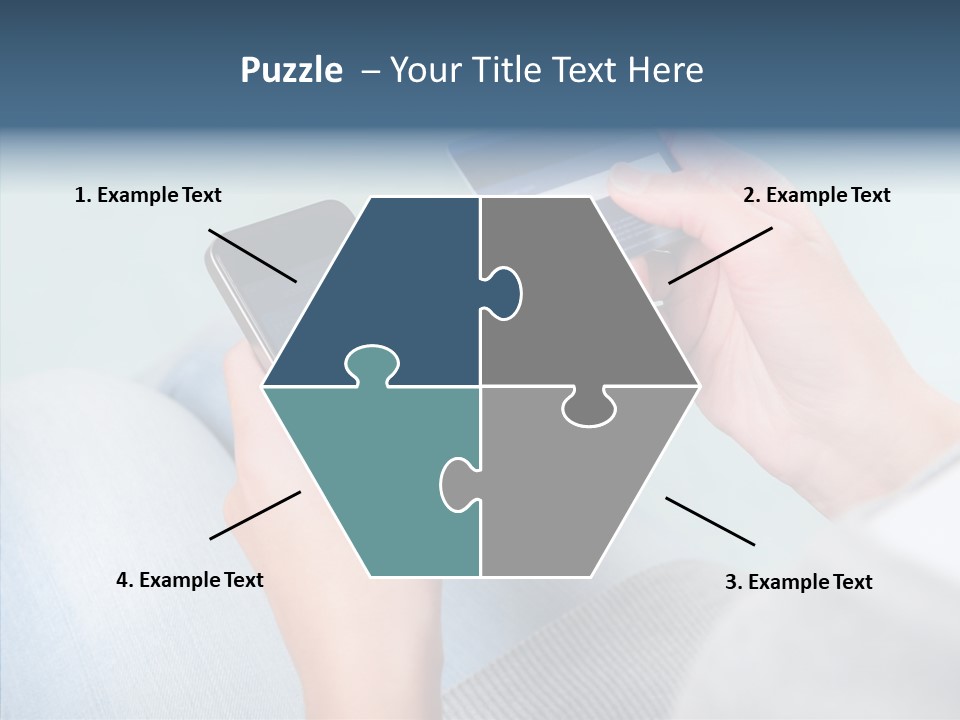 Bank Woman Shopping PowerPoint Template