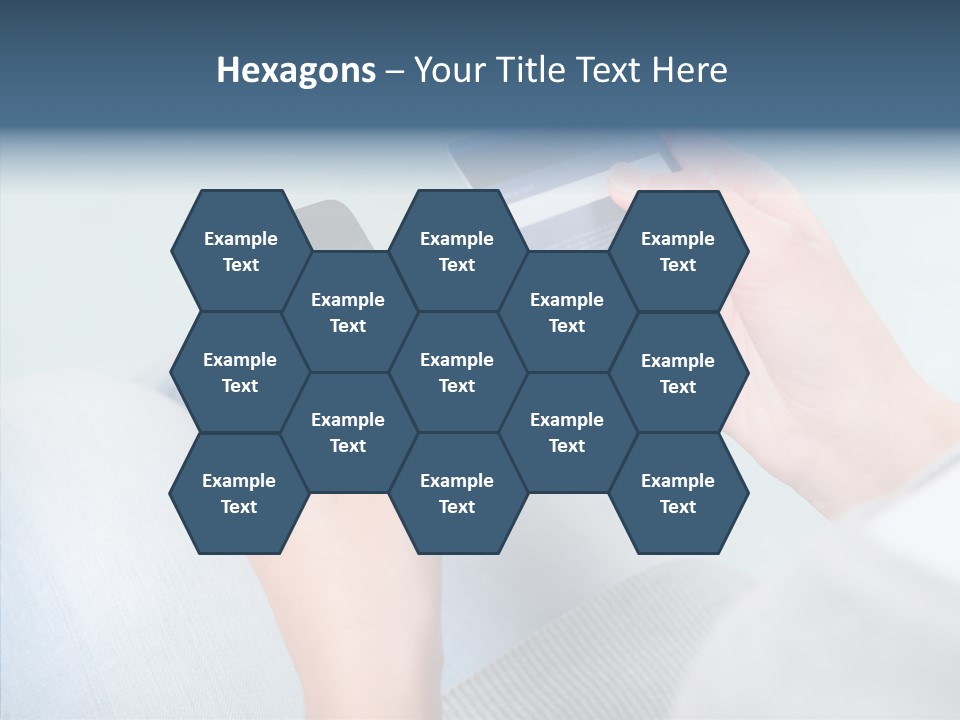 Bank Woman Shopping PowerPoint Template