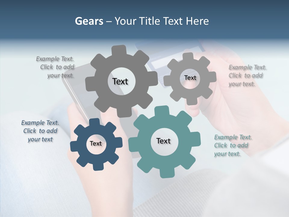 Bank Woman Shopping PowerPoint Template