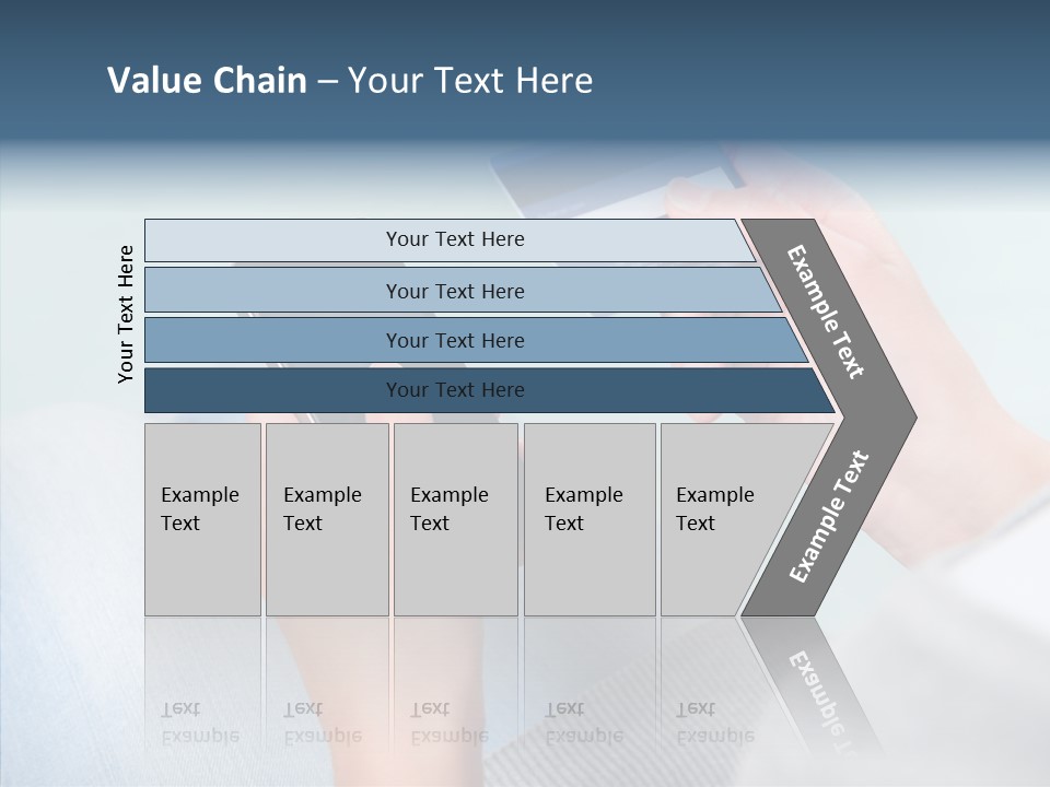 Bank Woman Shopping PowerPoint Template