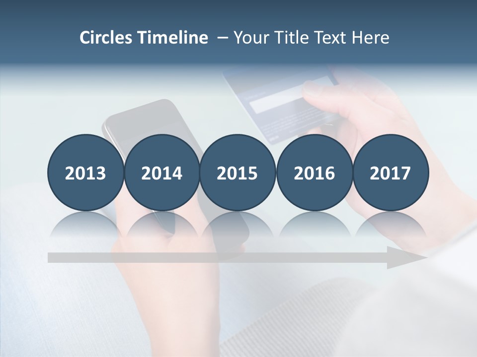 Bank Woman Shopping PowerPoint Template