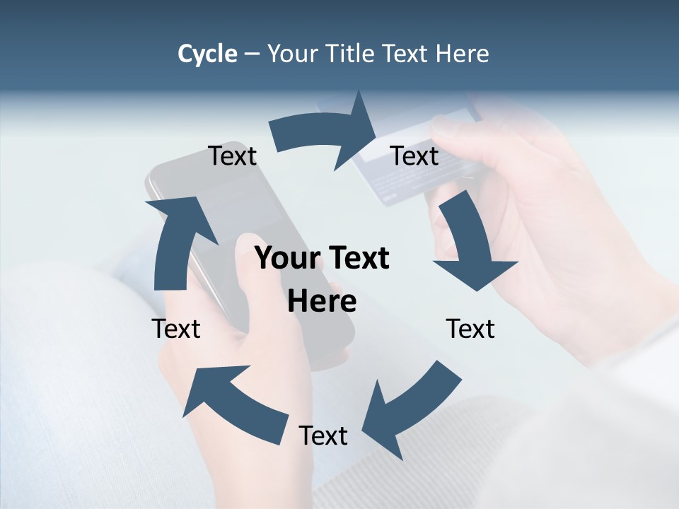 Bank Woman Shopping PowerPoint Template