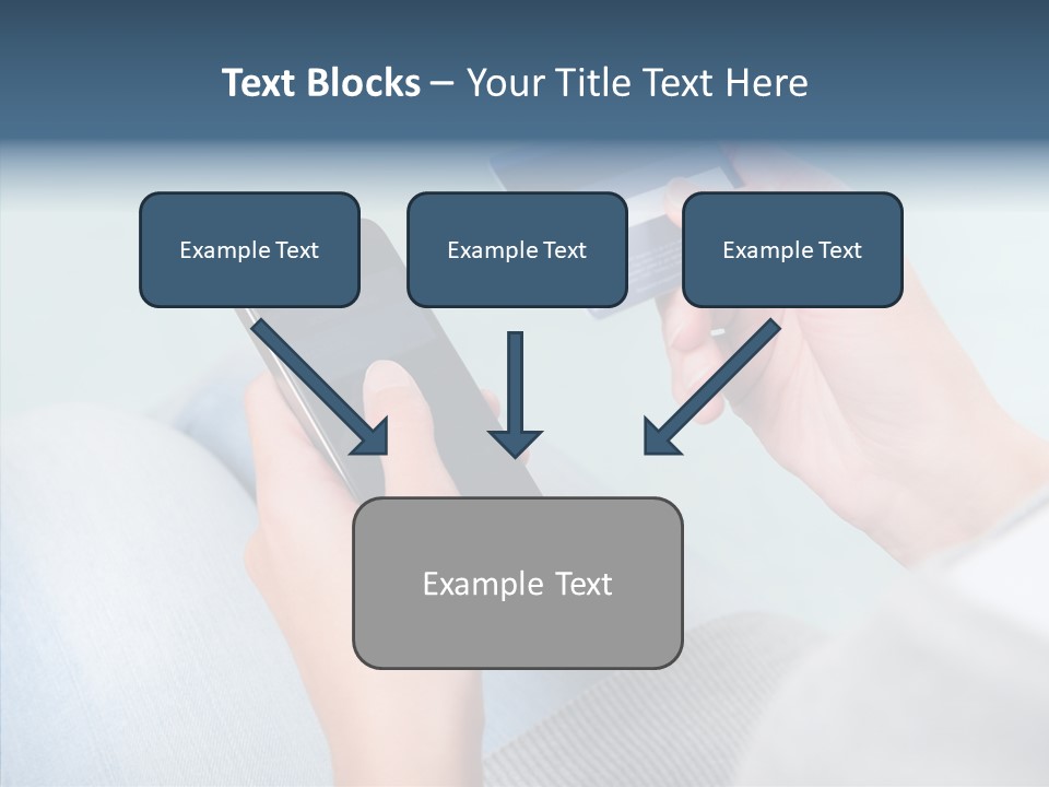Bank Woman Shopping PowerPoint Template