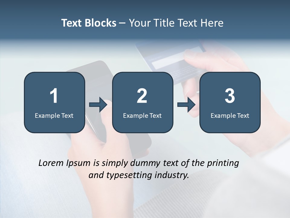Bank Woman Shopping PowerPoint Template