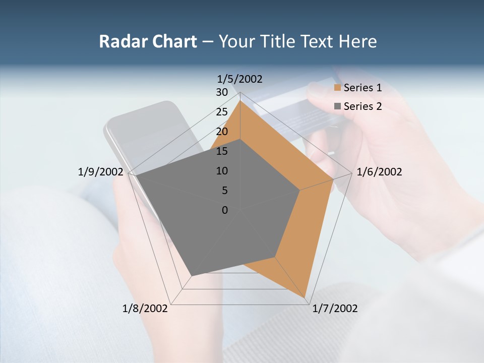 Bank Woman Shopping PowerPoint Template