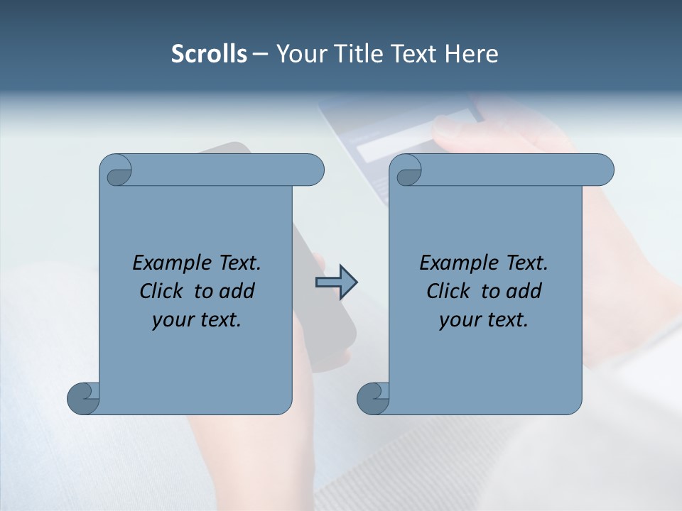 Bank Woman Shopping PowerPoint Template