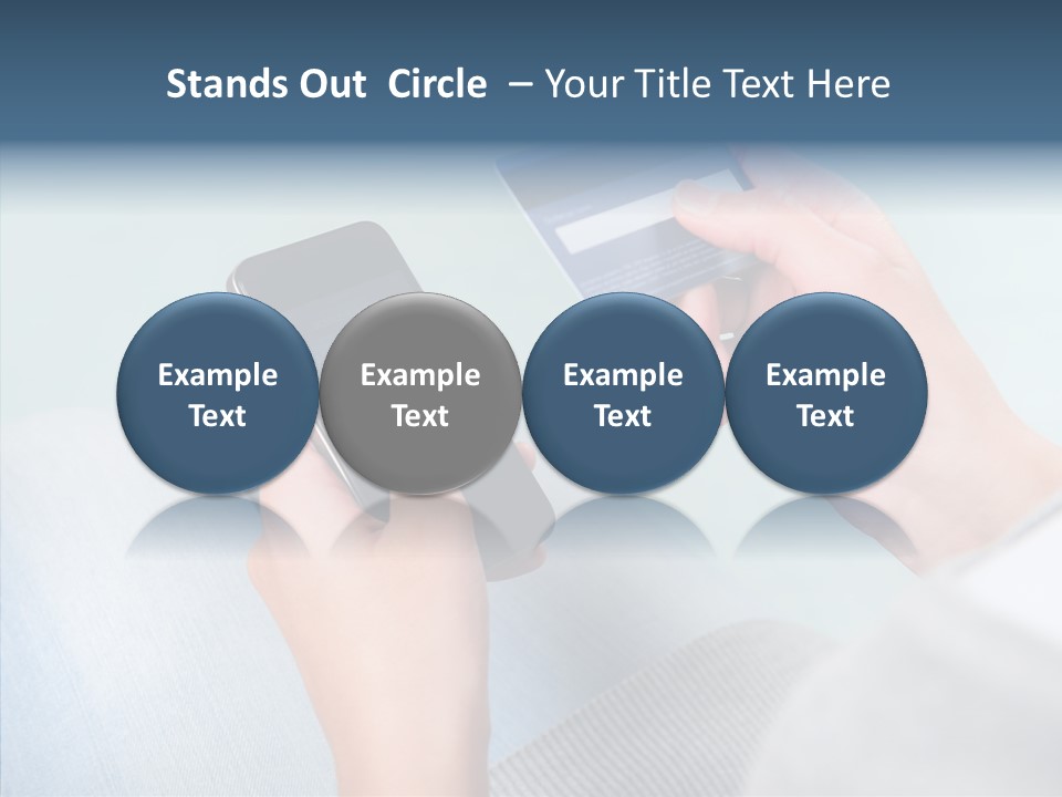 Bank Woman Shopping PowerPoint Template