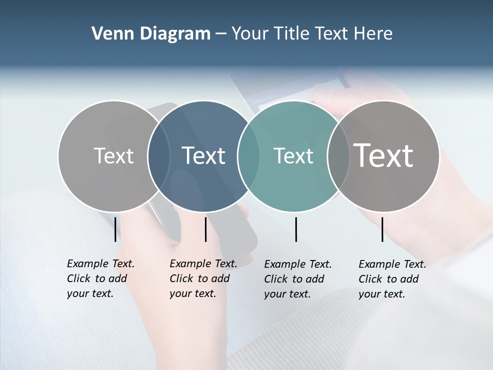 Bank Woman Shopping PowerPoint Template