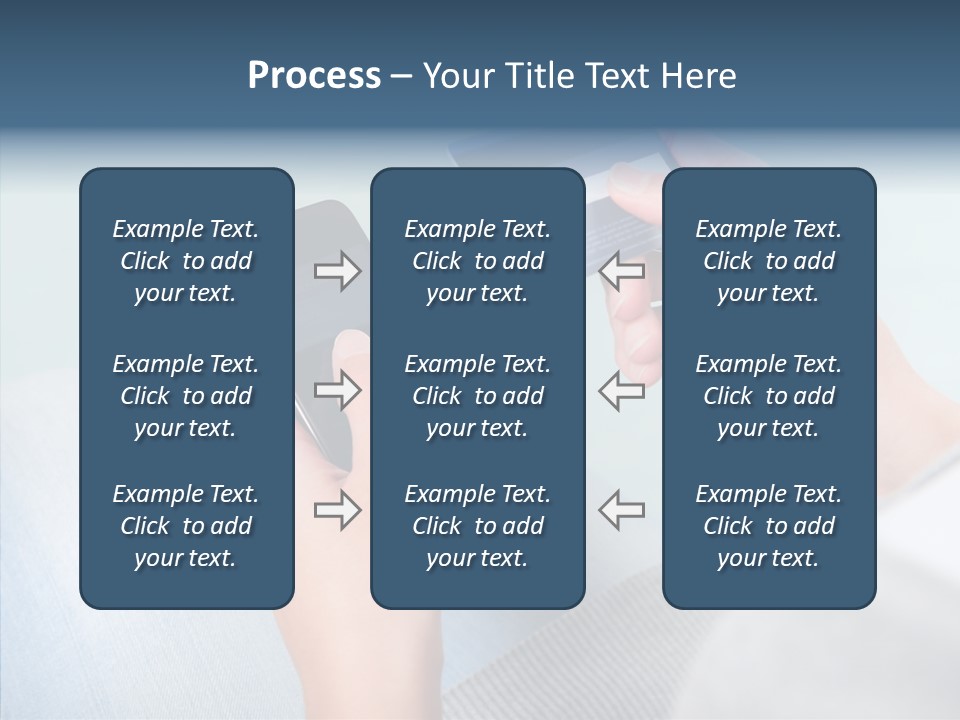 Bank Woman Shopping PowerPoint Template
