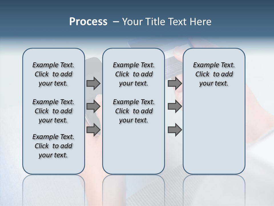 Bank Woman Shopping PowerPoint Template