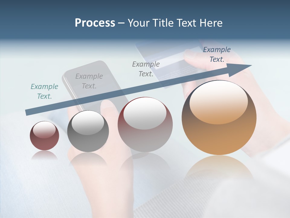 Bank Woman Shopping PowerPoint Template
