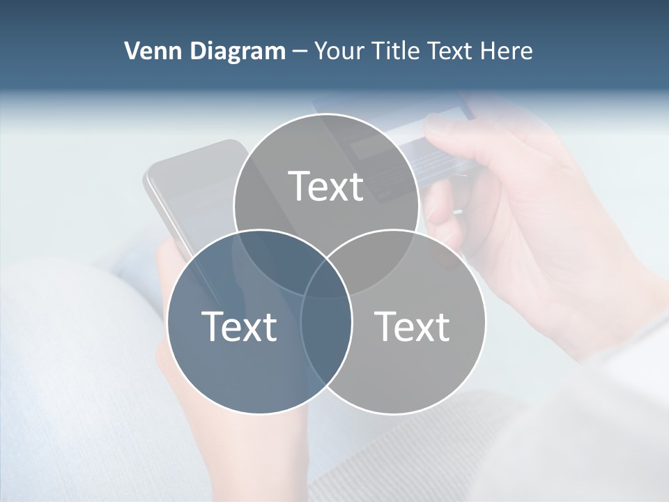 Bank Woman Shopping PowerPoint Template