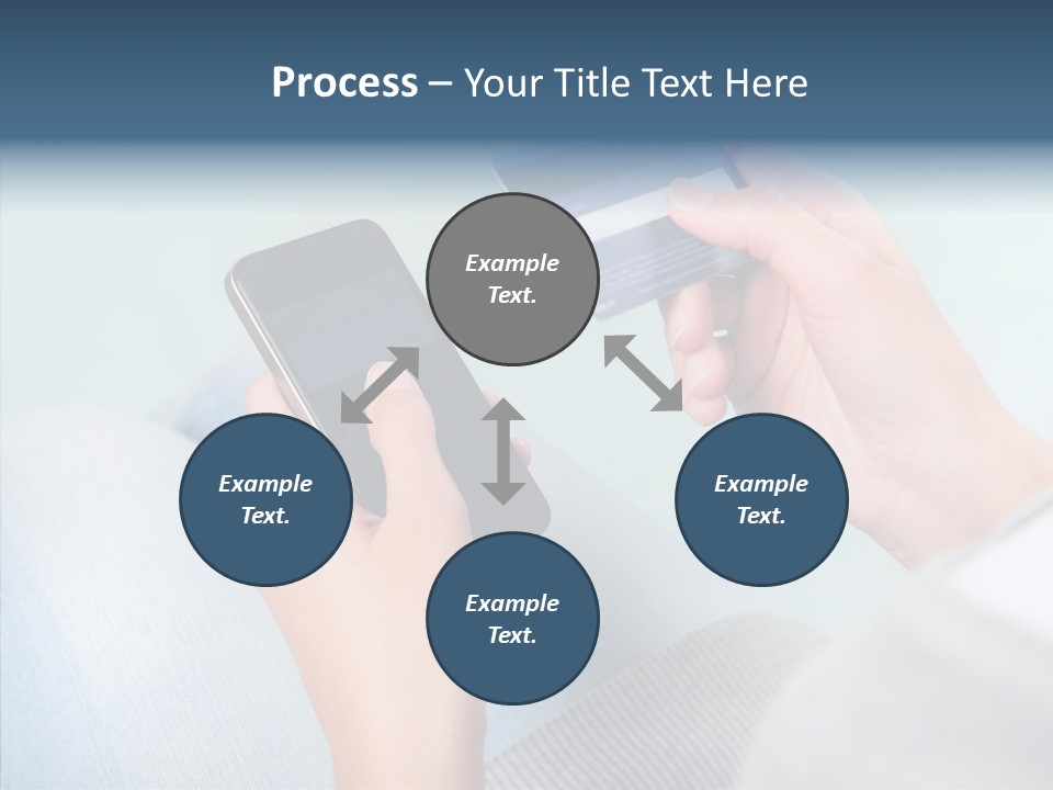 Bank Woman Shopping PowerPoint Template