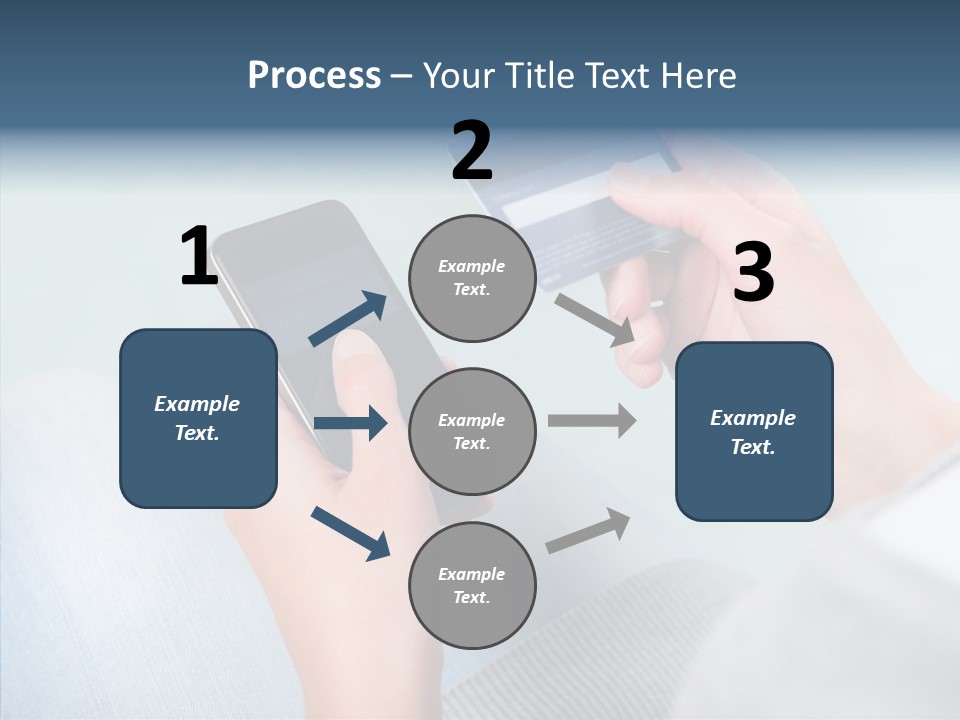 Bank Woman Shopping PowerPoint Template