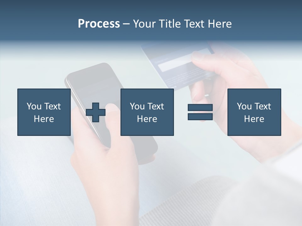 Bank Woman Shopping PowerPoint Template