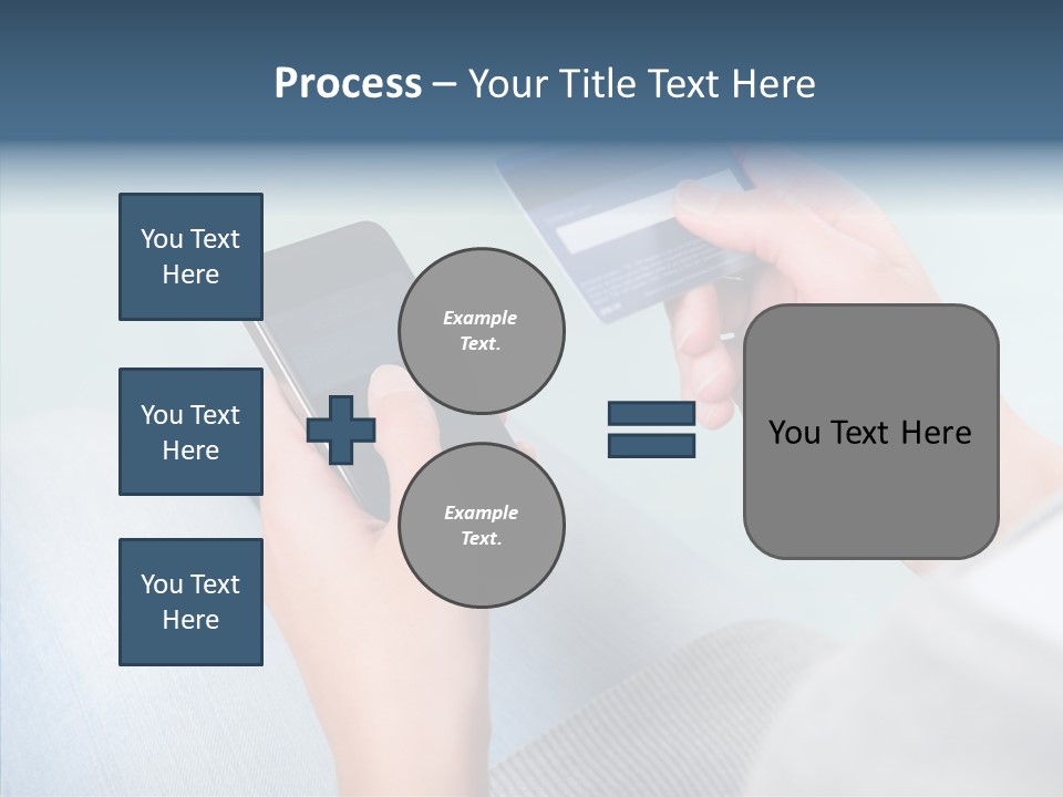 Bank Woman Shopping PowerPoint Template