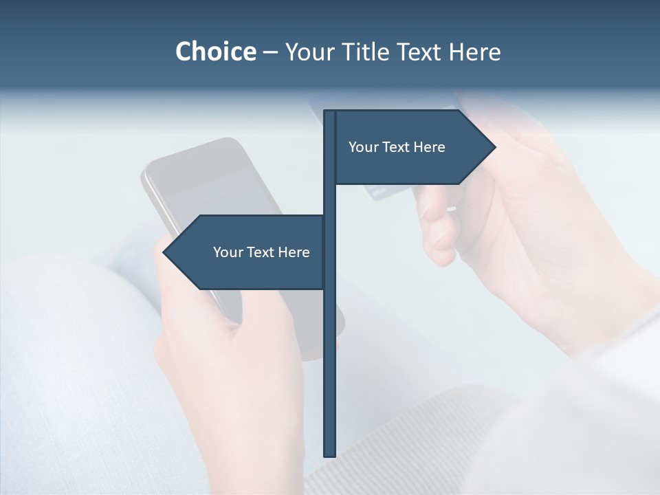 Bank Woman Shopping PowerPoint Template