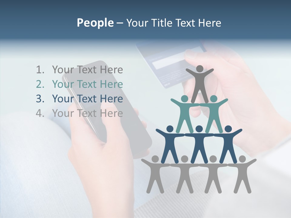 Bank Woman Shopping PowerPoint Template