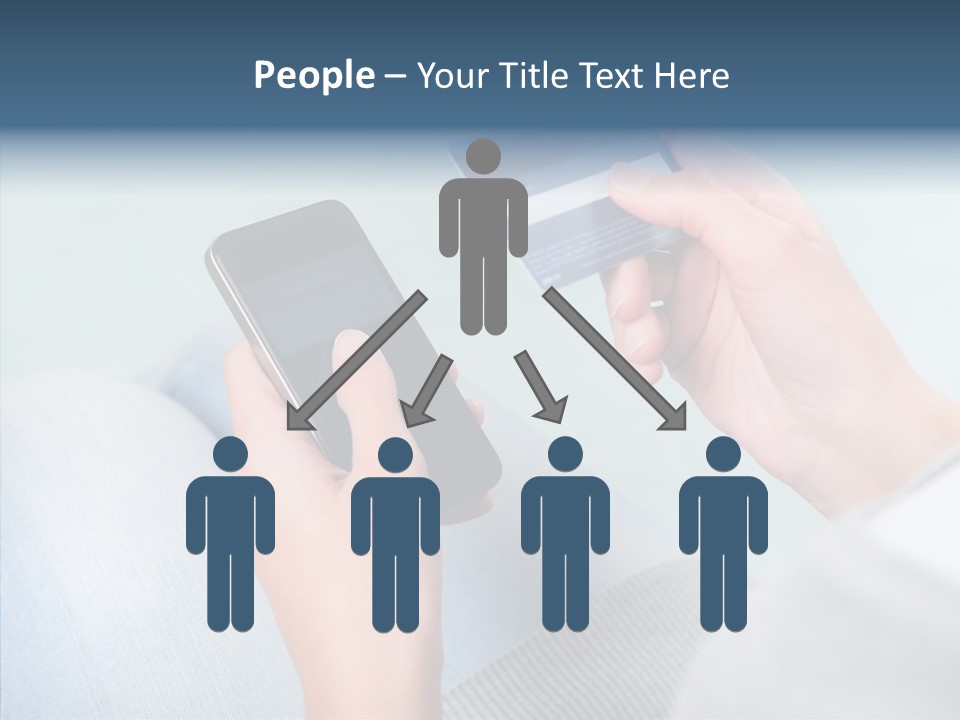 Bank Woman Shopping PowerPoint Template