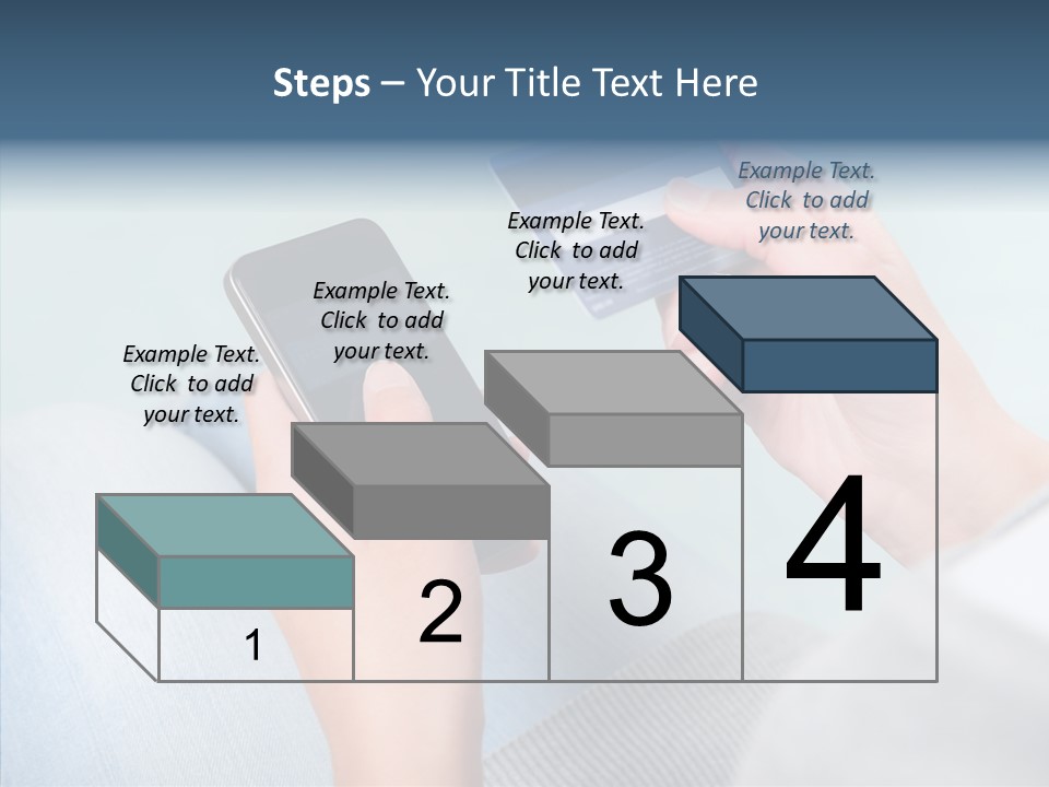 Bank Woman Shopping PowerPoint Template