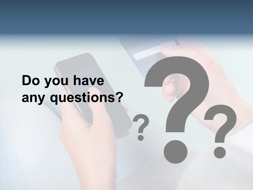 Bank Woman Shopping PowerPoint Template