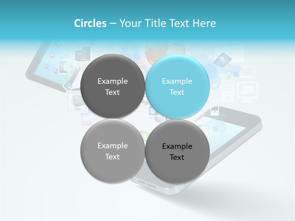 Global Cellphone Email PowerPoint Template