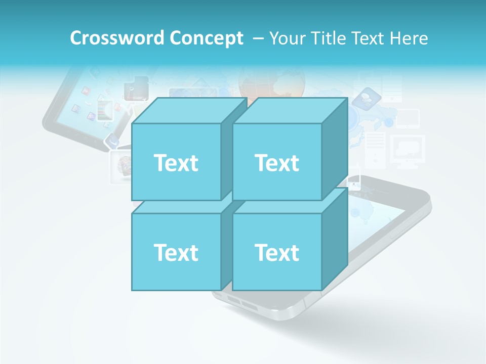 Global Cellphone Email PowerPoint Template
