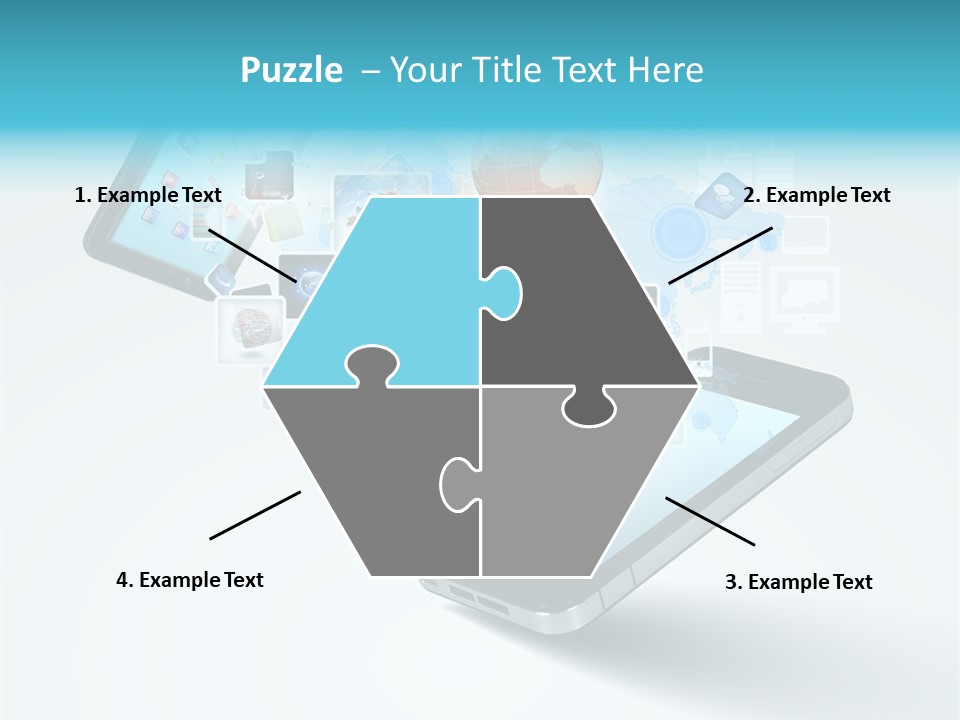 Global Cellphone Email PowerPoint Template