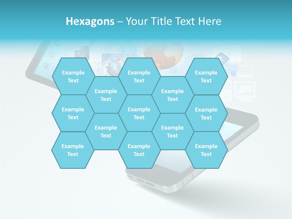 Global Cellphone Email PowerPoint Template