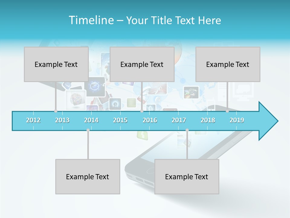 Global Cellphone Email PowerPoint Template