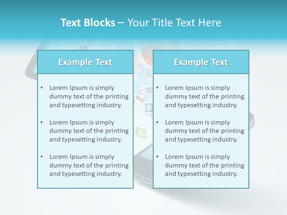 Global Cellphone Email PowerPoint Template
